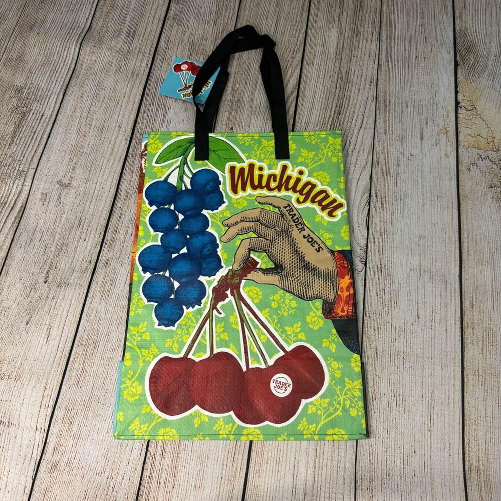 NWT Trader Joe's Michigan Reusable Shopping Bag